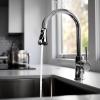 imageHibbent Pull Down Kitchen Faucet Head Replacement 3Function Kitchen Sink Spray Nozzle with 15 Adapters Compatible with Moen American Standard Delta Kohler Faucets Chrome Shiny SilverChrome
