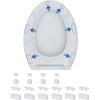 imageHibbent 10 Pieces Toilet Seat Bumpers Universal Buffer Toilet Lid Rubber Bumpers Each One with 2 Thickness TPE Pads2 Heights Strong Adhesive Bidet Bumpers Used for Home Hotel HospitalWhite