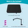 imageHibbent 5 Spray Modes Shower Head 13 High Pressure Rain Shower Head Large Rainfall Showerhead for Bathroom High Flow Waterfall Fixed Showerheads with Adjustable Swivel Ball Joint ChromeMatte Black
