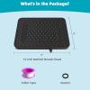 imageHibbent 5 Spray Modes Shower Head 13 High Pressure Rain Shower Head Large Rainfall Showerhead for Bathroom High Flow Waterfall Fixed Showerheads with Adjustable Swivel Ball Joint ChromeOil Rubbed Bronze