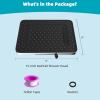 imageHibbent 5 Spray Modes Shower Head 13 High Pressure Rain Shower Head Large Rainfall Showerhead for Bathroom High Flow Waterfall Fixed Showerheads with Adjustable Swivel Ball Joint ChromeChrome