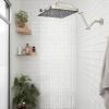 imageHibbent 5 Spray Modes Shower Head 13 High Pressure Rain Shower Head Large Rainfall Showerhead for Bathroom High Flow Waterfall Fixed Showerheads with Adjustable Swivel Ball Joint ChromeBrushed Nickel