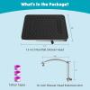 imageHibbent 5 Spray Modes Shower Head 13 High Pressure Rain Shower Head Large Rainfall Showerhead for Bathroom High Flow Waterfall Fixed Showerheads with Adjustable Swivel Ball Joint ChromeChrome