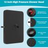 imageHibbent 5 Spray Modes Shower Head 13 High Pressure Rain Shower Head Large Rainfall Showerhead for Bathroom High Flow Waterfall Fixed Showerheads with Adjustable Swivel Ball Joint ChromeOil Rubbed Bronze