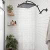 imageHibbent 5 Spray Modes Shower Head 13 High Pressure Rain Shower Head Large Rainfall Showerhead for Bathroom High Flow Waterfall Fixed Showerheads with Adjustable Swivel Ball Joint ChromeOil Rubbed Bronze