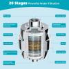 imageHibbent 5 Spray Modes Shower Head 13 High Pressure Rain Shower Head Large Rainfall Showerhead for Bathroom High Flow Waterfall Fixed Showerheads with Adjustable Swivel Ball Joint ChromeChrome