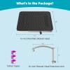 imageHibbent 5 Spray Modes Shower Head 13 High Pressure Rain Shower Head Large Rainfall Showerhead for Bathroom High Flow Waterfall Fixed Showerheads with Adjustable Swivel Ball Joint ChromeBrushed Nickel