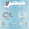 imageHibbent Bidet Attachment for Toilet Self Cleaning Dual Nozzle Hot ampamp Cold Water Spray NonElectric Mechanical Bidet Toilet Seat for Rear or Female Washing Sanitizing Adjustable Water Pressure WhiteBlack