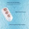 imageHibbent Bidet Attachment for Toilet Self Cleaning Dual Nozzle Hot ampamp Cold Water Spray NonElectric Mechanical Bidet Toilet Seat for Rear or Female Washing Sanitizing Adjustable Water Pressure WhiteRose Gold