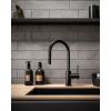 imageHibbent Metal Pull Down Kitchen Faucet Head Replacement with 15 Adapters Sink Spray Head 2 Function Spray Nozzle Compatible with Moen American Standard Delta Kohler Faucets Brushed NickelOil Rubbed Bronze