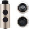 imageHibbent Metal Pull Down Kitchen Faucet Head Replacement with 15 Adapters Sink Spray Head 2 Function Spray Nozzle Compatible with Moen American Standard Delta Kohler Faucets Brushed NickelBrushed Nickel Finished