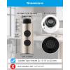 imageHibbent Metal Pull Down Kitchen Faucet Head Replacement with 15 Adapters Sink Spray Head 2 Function Spray Nozzle Compatible with Moen American Standard Delta Kohler Faucets Brushed NickelBrushed Nickel Finished