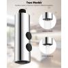 imageHibbent Metal Pull Down Kitchen Faucet Head Replacement with 15 Adapters Sink Spray Head 2 Function Spray Nozzle Compatible with Moen American Standard Delta Kohler Faucets Brushed NickelChrome