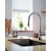 imageHibbent Metal Pull Down Kitchen Faucet Head Replacement with 15 Adapters Sink Spray Head 2 Function Spray Nozzle Compatible with Moen American Standard Delta Kohler Faucets Brushed NickelChrome