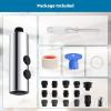 imageHibbent Metal Pull Down Kitchen Faucet Head Replacement with 15 Adapters Sink Spray Head 2 Function Spray Nozzle Compatible with Moen American Standard Delta Kohler Faucets Brushed NickelChrome