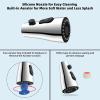 imageHibbent Metal Pull Down Spray Head for Kitchen Faucet Kitchen Sink Spray Nozzle with 15 Adapters Faucet Head Replacement Compatible with Moen American Standard Delta Kohler Faucet Brushed NickelChrome