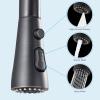 imageHibbent Metal Pull Down Spray Head for Kitchen Faucet Kitchen Sink Spray Nozzle with 15 Adapters Faucet Head Replacement Compatible with Moen American Standard Delta Kohler Faucet Brushed NickelOil Rubbed Bronze