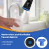 imageHibbent Pull Down Faucet Head Replacement 4Function Kitchen Sink Spray Nozzle Replacement with 15 Adapters Compatible with Moen American Standard Delta Kohler Faucets Brushed NickelOil Rubbed Bronze