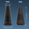 imageHibbent Pull Down Faucet Head Replacement 4Function Kitchen Sink Spray Nozzle Replacement with 15 Adapters Compatible with Moen American Standard Delta Kohler Faucets Brushed NickelOil Rubbed Bronze