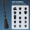 imageHibbent Pull Down Faucet Head Replacement 4Function Kitchen Sink Spray Nozzle Replacement with 15 Adapters Compatible with Moen American Standard Delta Kohler Faucets Brushed NickelOil Rubbed Bronze