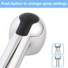imageHibbent Pull Out Sink Sprayer Head Replacement 2 Function Kitchen Sink Faucet Sprayer Head Spray Head Faucet Head Kitchen Tap Sprayer Spout ChromeChrome