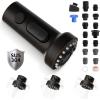 imageHibbent Stainless Steels Pull Down Kitchen Faucet Head Replacement 3 Function Sink Faucet Sprayer Head with 15 Adapters Compatible with Moen American Standard Delta Kohler Faucets ChromeOil Rubbed Bronze