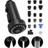 imageHibbent Stainless Steels Pull Down Kitchen Faucet Head Replacement 3 Function Sink Faucet Sprayer Head with 15 Adapters Compatible with Moen American Standard Delta Kohler Faucets ChromeOil Rubbed Bronze