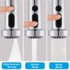 imageHibbent Stainless Steels Pull Down Kitchen Faucet Head Replacement 3 Function Sink Faucet Sprayer Head with 15 Adapters Compatible with Moen American Standard Delta Kohler Faucets ChromeChrome