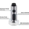 imageHibbent Stainless Steels Pull Down Kitchen Faucet Head Replacement 3 Function Sink Faucet Sprayer Head with 15 Adapters Compatible with Moen American Standard Delta Kohler Faucets ChromeChrome
