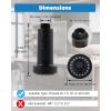 imageHibbent Stainless Steels Pull Down Kitchen Faucet Head Replacement 3 Function Sink Faucet Sprayer Head with 15 Adapters Compatible with Moen American Standard Delta Kohler Faucets ChromeOil Rubbed Bronze