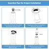 imageHibbent Stainless Steels Pull Down Kitchen Faucet Head Replacement 3 Function Sink Faucet Sprayer Head with 15 Adapters Compatible with Moen American Standard Delta Kohler Faucets ChromeBrushed Nickel