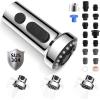 imageHibbent Stainless Steels Pull Down Kitchen Faucet Head Replacement 3 Function Sink Faucet Sprayer Head with 15 Adapters Compatible with Moen American Standard Delta Kohler Faucets ChromeChrome