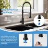 imageHibbent Stainless Steels Pull Down Kitchen Faucet Head Replacement 3 Function Sink Faucet Sprayer Head with 15 Adapters Compatible with Moen American Standard Delta Kohler Faucets ChromeOil Rubbed Bronze