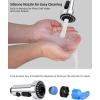 imageHibbent Stainless Steels Pull Down Kitchen Faucet Head Replacement 3 Function Sink Faucet Sprayer Head with 15 Adapters Compatible with Moen American Standard Delta Kohler Faucets ChromeChrome