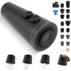 imageHibbent Pull Down Faucet Head Replacement 4Function Kitchen Sink Spray Nozzle Replacement with 15 Adapters Compatible with Moen American Standard Delta Kohler Faucets Brushed NickelOil Rubbed Bronze