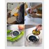 imageHibbent Upgraded 3 in 1 Kitchen Sink Drain Strainer and Stopper Combo Stainless Steel Metal Pop Up Sink Stopper AntiClogging Basket with Foldable Handle for US Standard 312 Inch Drain2P Stainlesswrap Shell with 1 Strainer