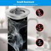 imageHibbent Upgraded 3 in 1 Kitchen Sink Drain Strainer and Stopper Combo Stainless Steel Metal Pop Up Sink Stopper AntiClogging Basket with Foldable Handle for US Standard 312 Inch DrainStainless Steel Drain Part with SUS304 Strainers