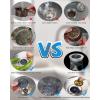 imageHibbent Upgraded 3 in 1 Kitchen Sink Drain Strainer and Stopper Combo Stainless Steel Metal Pop Up Sink Stopper AntiClogging Basket with Foldable Handle for US Standard 312 Inch Drain2PABS Drain Part with 3 Strainers