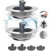 2P-SUS304 Drain Part with 3 Strainers