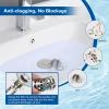 imageHibbent 2 Pack 3 in 1 Bathroom Sink Drain Strainer Universal Pop Up Stopper with Removable Stainless Steel Filter Basket Hair Catcher Sink Plug for 11236 Basin Brass Bullet Core ChromeChrome