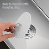 imageHibbent 2 Pack Bath Tub Stopper Flat Suction Sink Stopper Rubber Silicone Shower Drain Bath Plug Stopper for Kitchen Bathroom and Laundry Sink WhiteGreyWhitegrey