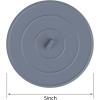 imageHibbent 2 Pack Bath Tub Stopper Flat Suction Sink Stopper Rubber Silicone Shower Drain Bath Plug Stopper for Kitchen Bathroom and Laundry Sink WhiteGreyWhitegrey