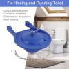 imageHibbent 2 Pack Large 3Inch Toilet Flapper Replacement Compatible with TOTO flapper Model THU140S Oversized Sealing and Easy to Install Blue2 PACK