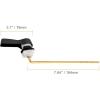 imageHibbent 2 Pack Universal Metal Front Mount Toilet Handle Tank Flush Lever Replacement with 2 Pieces Stainless Steel Flapper Chains for Most Toilets Chrome FinishOil Rubbed Bronze