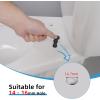 imageHibbent 6 Pack Universal Toilet Seat Hinges Screw  Blind Hole Fixings Expanding Rubber Top Fix Nuts for Top Mounting  3 Pairs With Two Expandable Ball6 Pack