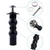 imageHibbent 6 Pack Universal Toilet Seat Hinges Screw  Blind Hole Fixings Expanding Rubber Top Fix Nuts for Top Mounting  3 Pairs With Two Expandable Ball6 Pack
