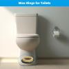 imageHibbent Toilet Wax Ring Thick Toilet Bowl Wax Ring Gasket for Toilet Bowl Polyethylene Flange Gas Odor and Watertight Seal Fits 3inch and 4inch Waste Line2 PACK