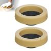 imageHibbent Toilet Wax Ring Thick Toilet Bowl Wax Ring Gasket for Toilet Bowl Polyethylene Flange Gas Odor and Watertight Seal Fits 3inch and 4inch Waste Line2 PACK