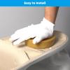 imageHibbent Toilet Wax Ring Thick Toilet Bowl Wax Ring Gasket for Toilet Bowl Polyethylene Flange Gas Odor and Watertight Seal Fits 3inch and 4inch Waste Line2 PACK