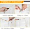 imageHibbent Universal Metal Front Mount Toilet Handle Replacement Kit Brass Toilet Flush Tank Lever with Stainless Steel Flapper Chains for Most Toilets ChromeBrushed Nickel